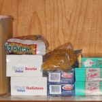 BEFORE Photo of pasta shelf (closeup)