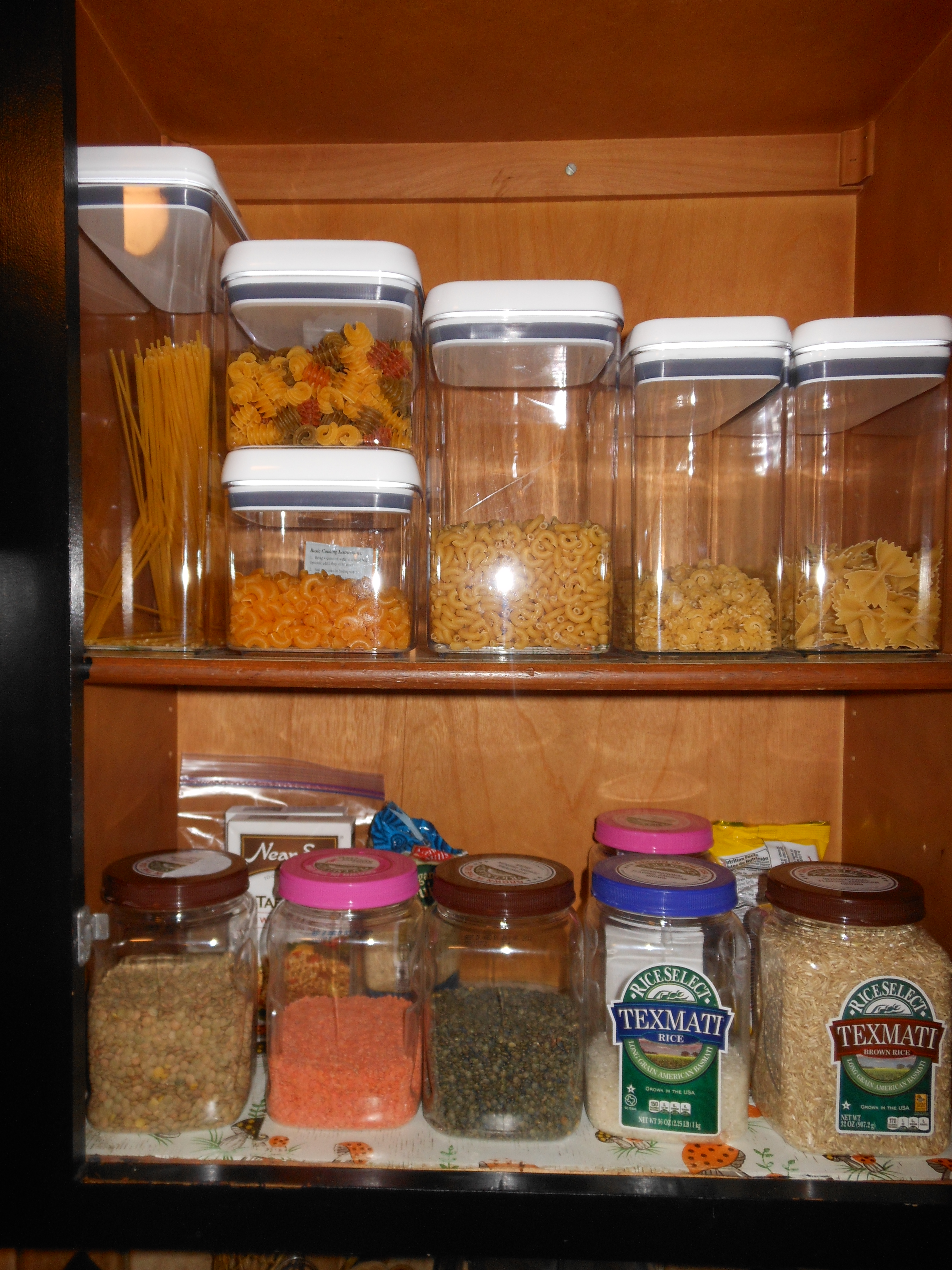 AFTER Photo of pasta/grain cabinet